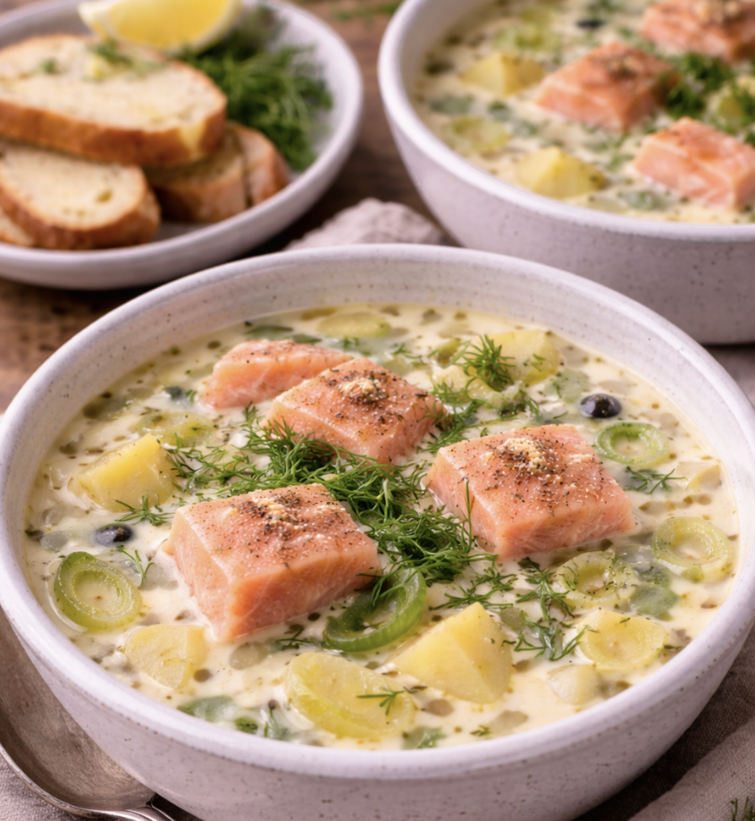 Skandinavische Lachssuppe_8