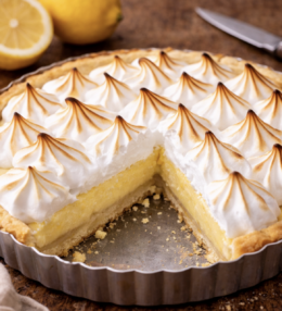 Zitronentarte mit Baiserhaube