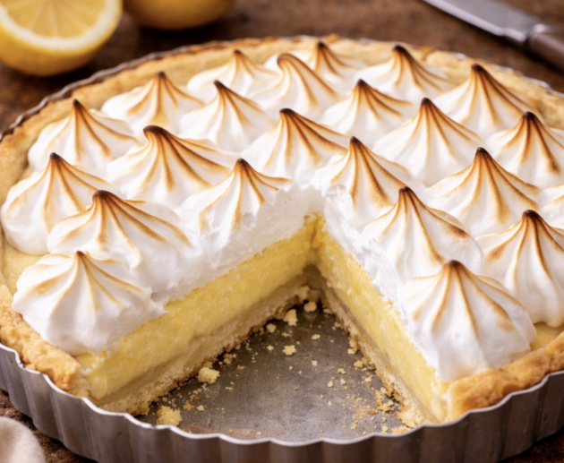 Zitronentarte mit Baiserhaube_8