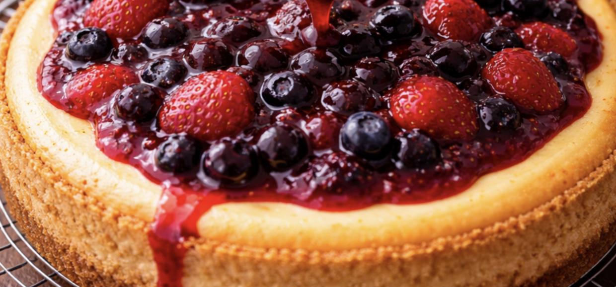 Cheesecake mit Beeren-Topping_8