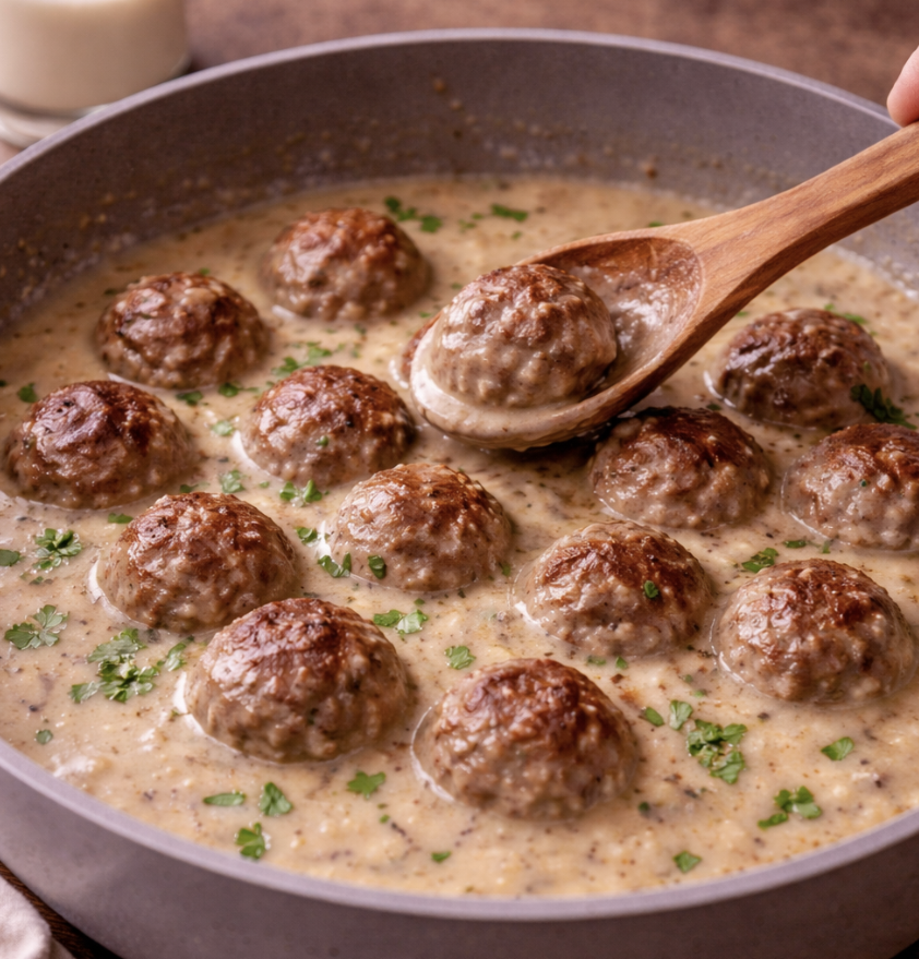 Köttbullar mit Preiselbeeren_8