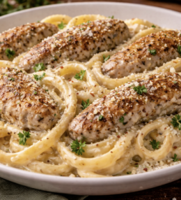 Hähnchen Alfredo Pasta