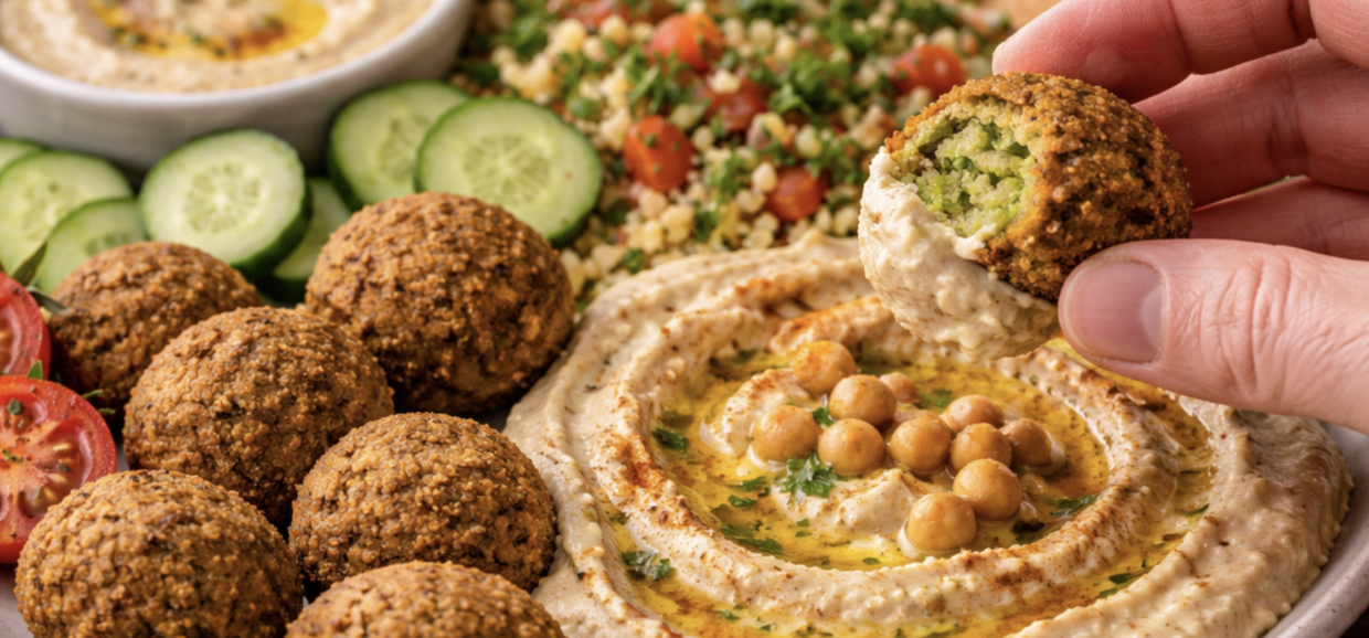 Falafel mit Hummus_8