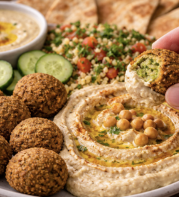 Falafel mit Hummus