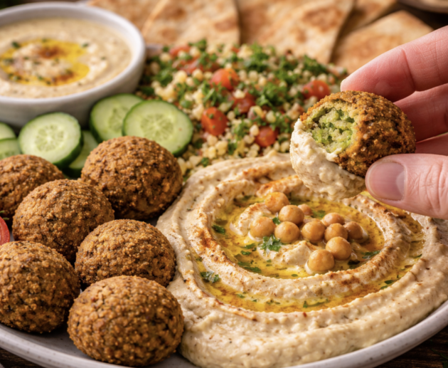 Falafel mit Hummus_8