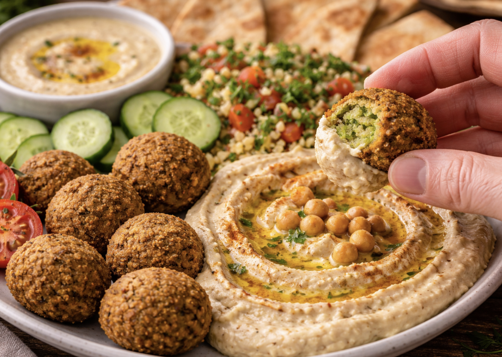 Falafel mit Hummus_8