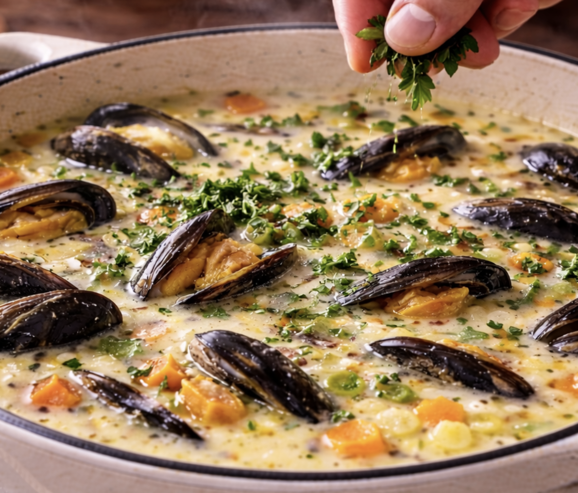 Muschelsuppe mit Weißwein_8