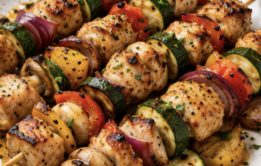Hähnchenspieße mit Gemüse_7