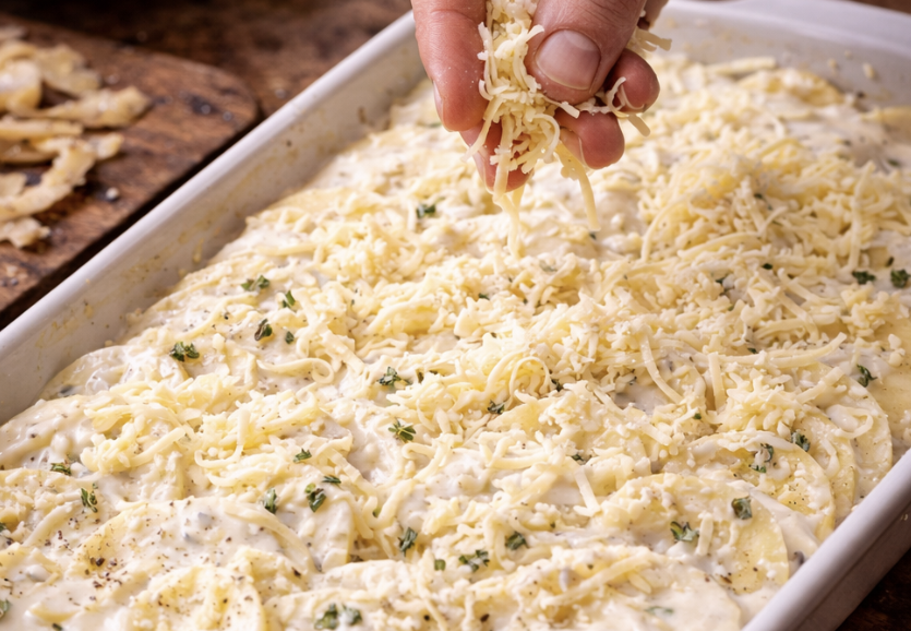 Kartoffelgratin mit Käse_6