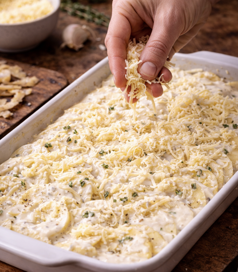 Kartoffelgratin mit Käse_6