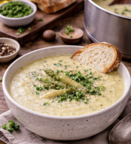 Cremige Spargel-Kartoffel-Suppe