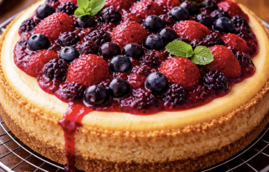 Cheesecake mit Beeren-Topping_9