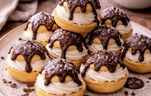 Profiteroles mit Schokoladensauce_9