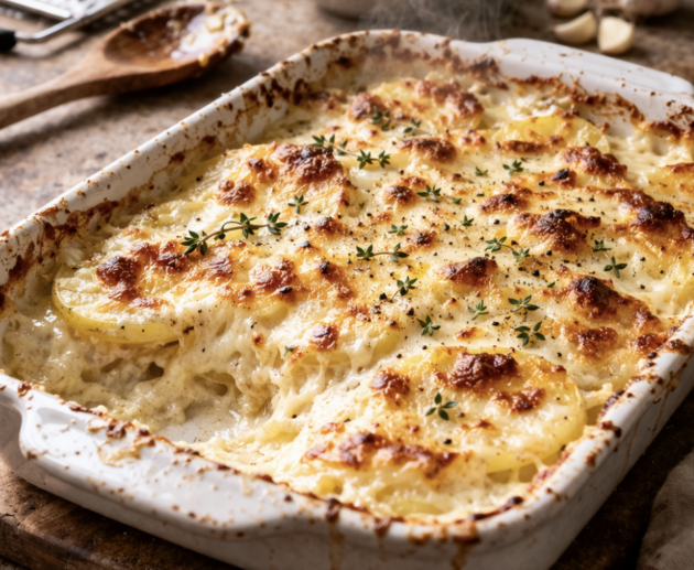 Kartoffelgratin mit Käse_7