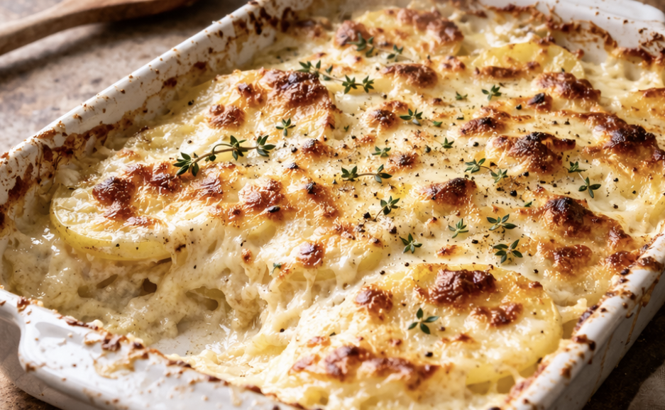 Kartoffelgratin mit Käse_7