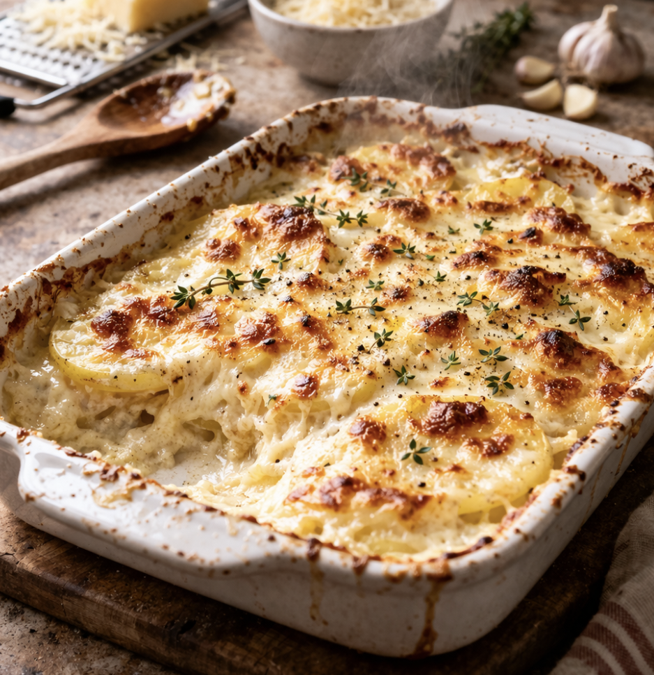 Kartoffelgratin mit Käse_7