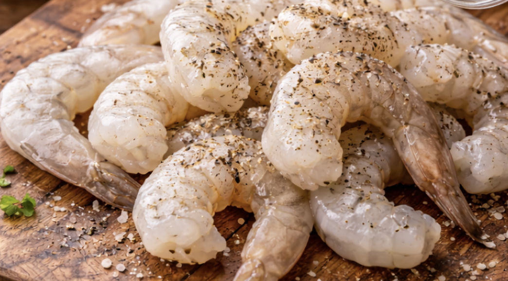 Knoblauchbuttergarnelen mit Chiliflocken in Minilöffeln_1