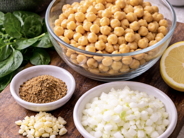 Spinat-Kichererbsen-Suppe mit Knoblauch_1