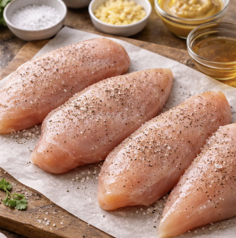 Hähnchen in Honig-Senf-Kruste_1