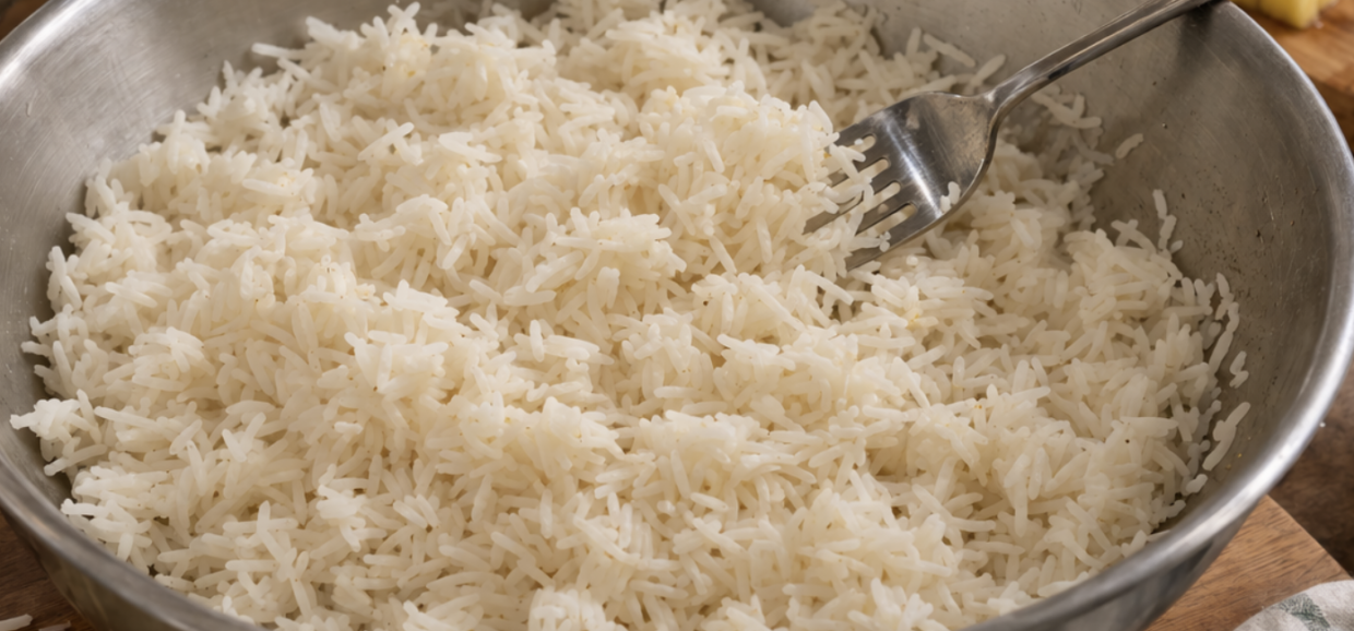 Gebratener Reis mit Ananas und Garnelen_1