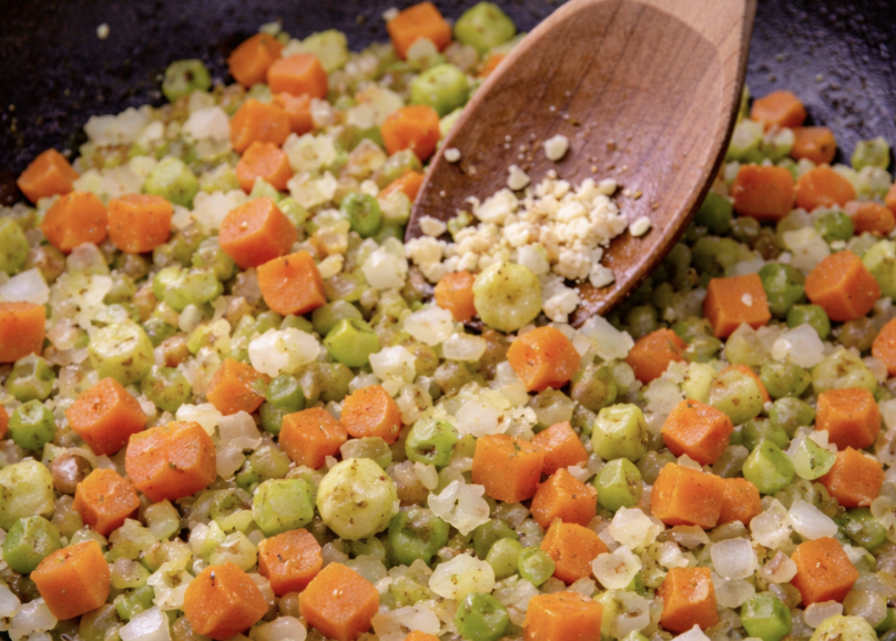 Kabeljau auf Linsen-Gemüse_1