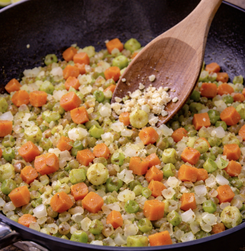 Kabeljau auf Linsen-Gemüse_1