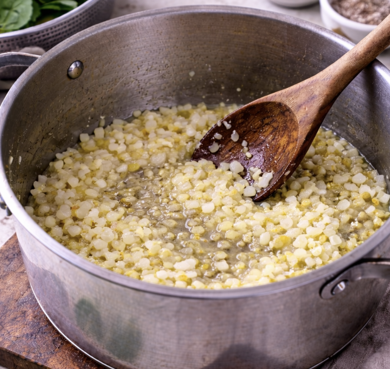 Spinat-Kichererbsen-Suppe mit Knoblauch_2