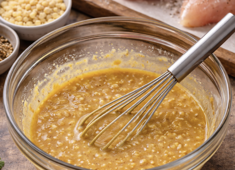 Hähnchen in Honig-Senf-Kruste_2