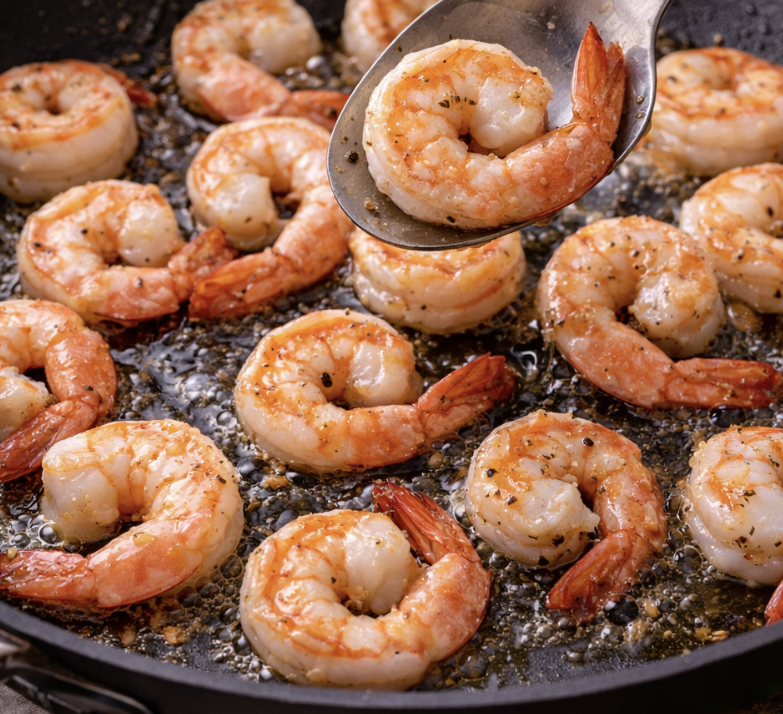 Gebratener Reis mit Ananas und Garnelen_2