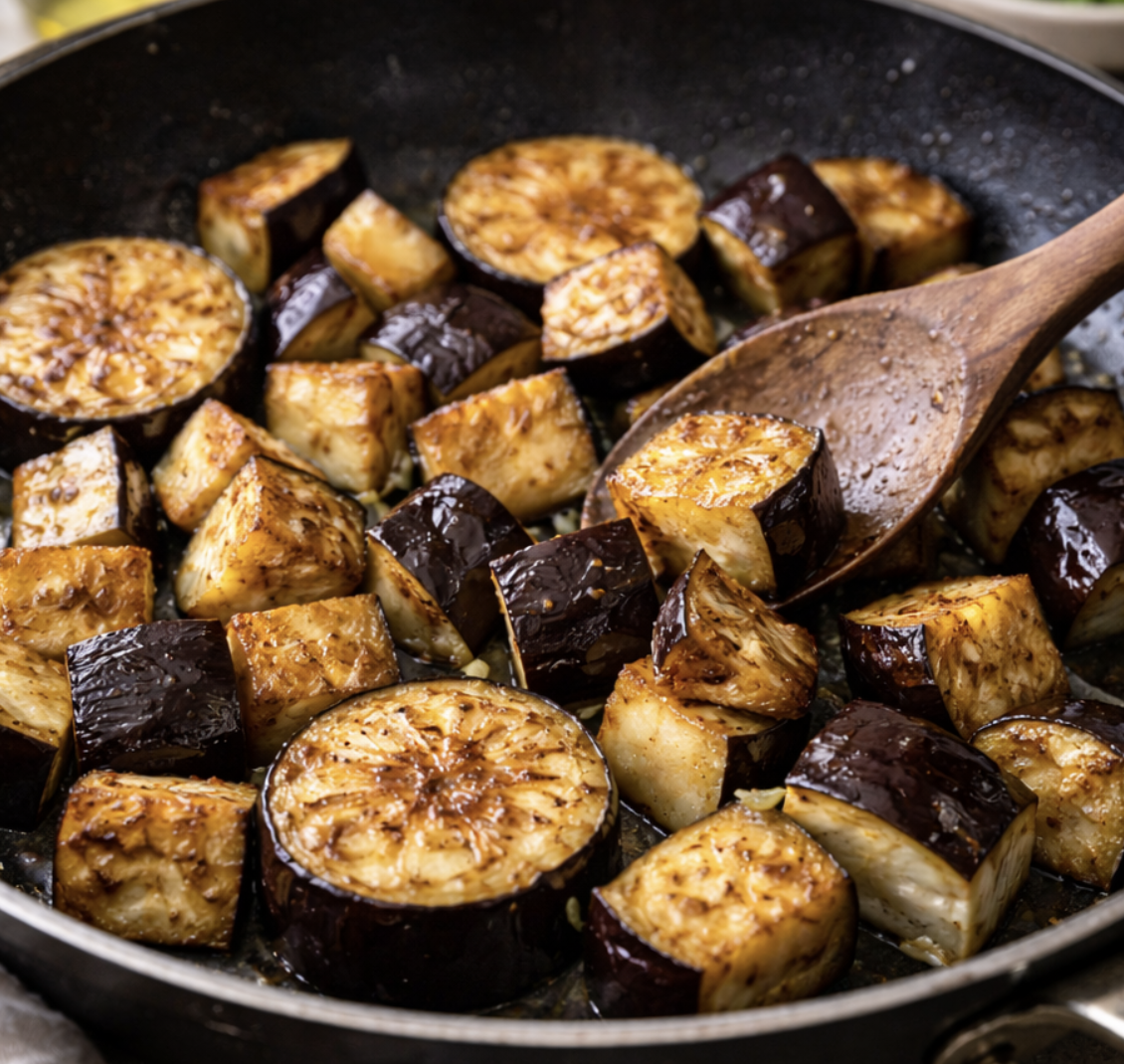 Japanische Miso-glazierte Auberginen-Häppchen_2