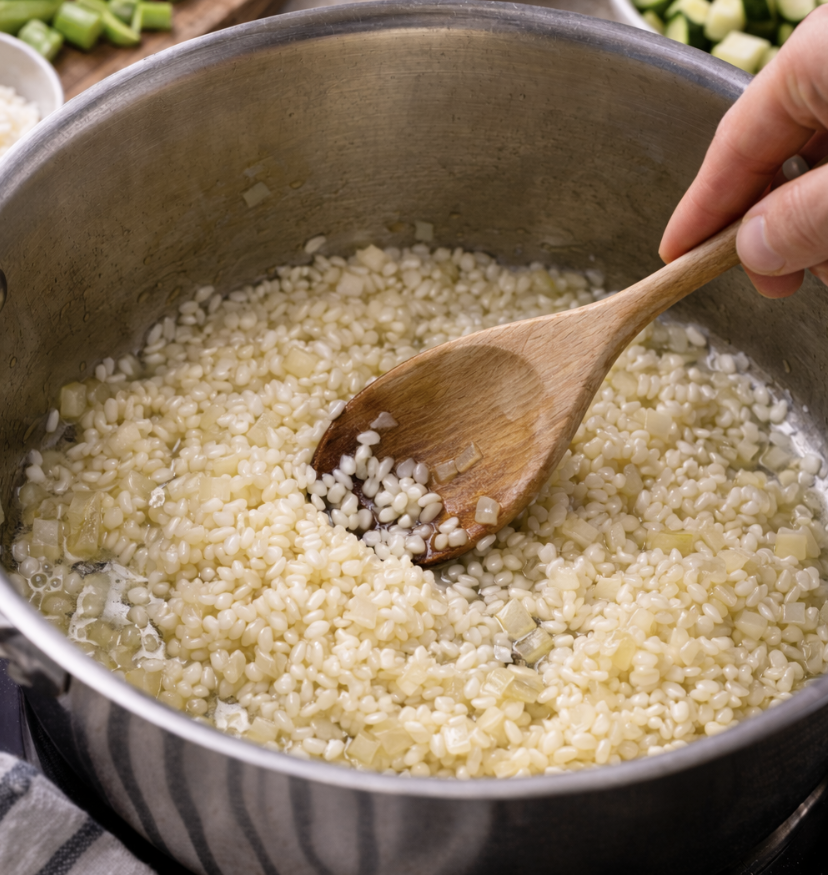 Frühlingsrisotto mit Gemüse_3