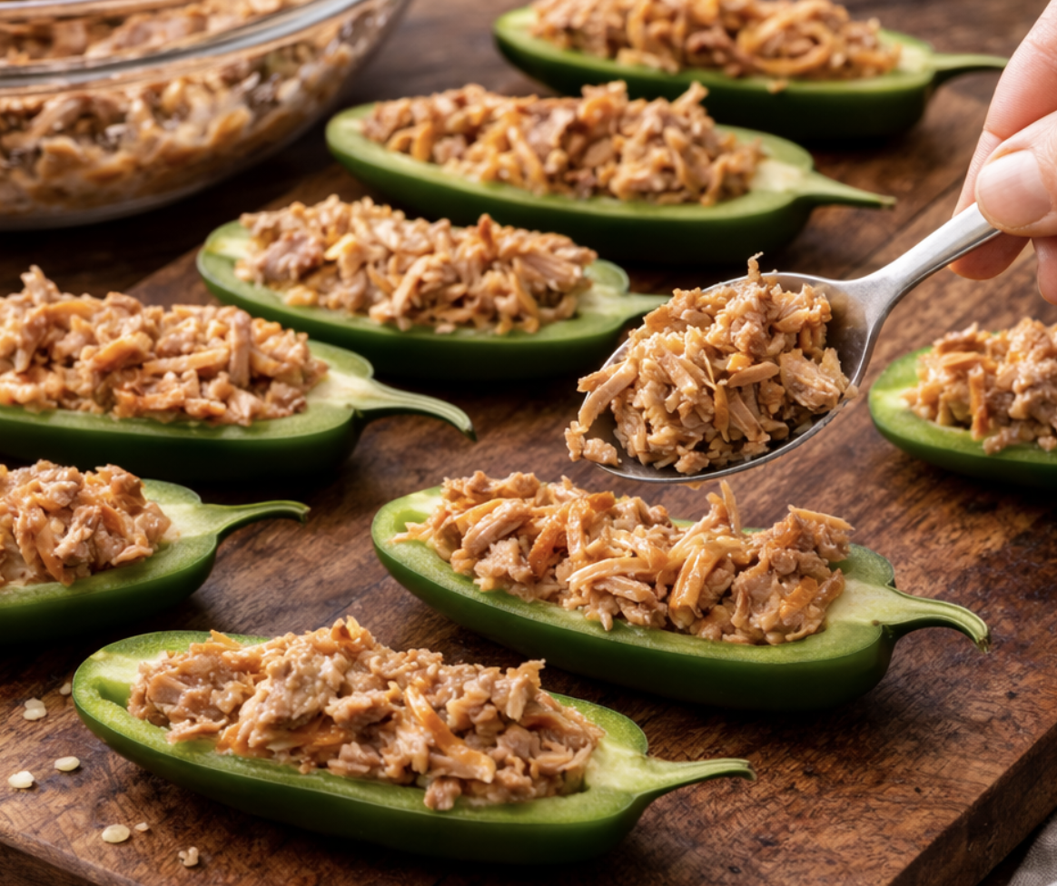 Mit Pulled Pork gefüllte Jalapeño-Poppers_3