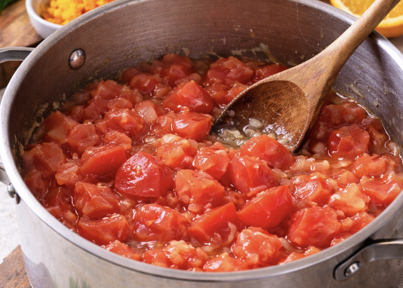 Tomaten-Orangen-Suppe mit Basilikum_3