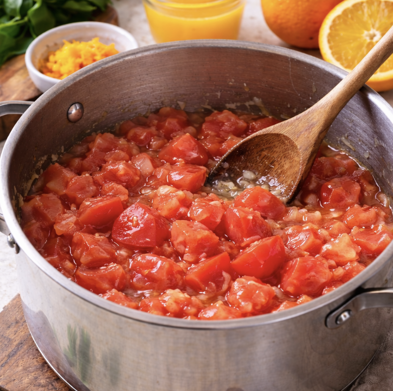 Tomaten-Orangen-Suppe mit Basilikum_3