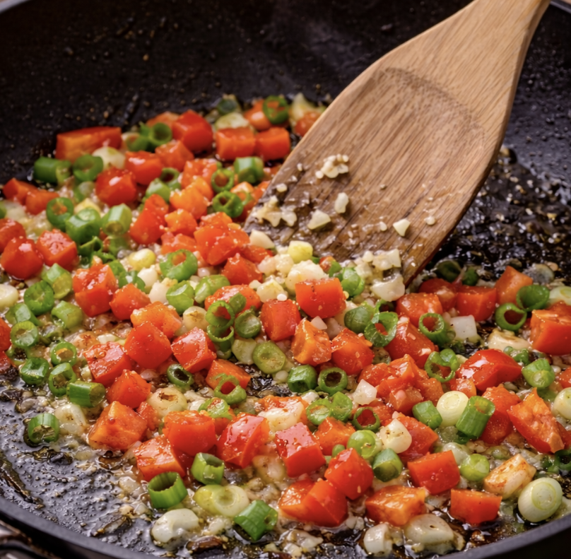 Gebratener Reis mit Ananas und Garnelen_3