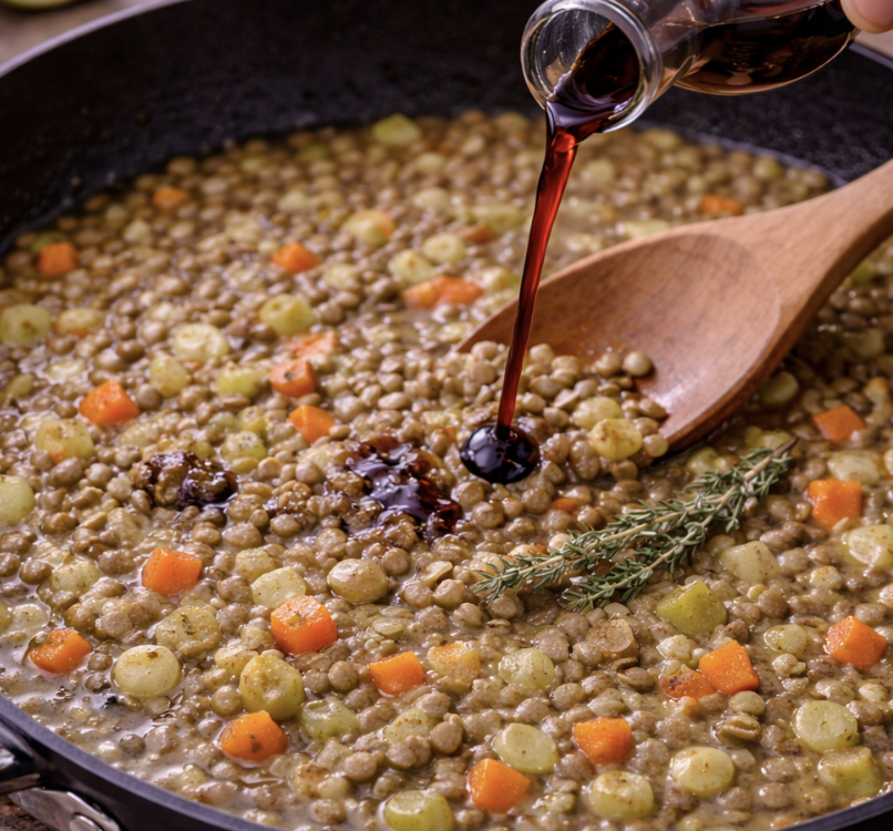 Kabeljau auf Linsen-Gemüse_3