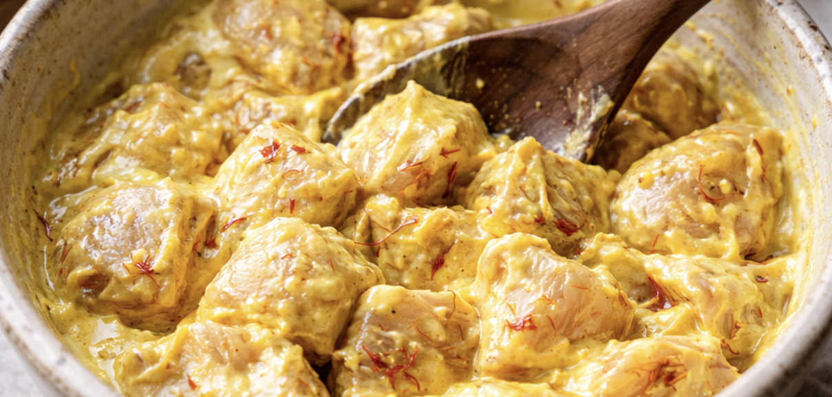 Persische Safran-Hähnchenspieße mit Berberitzen-Glasur_3