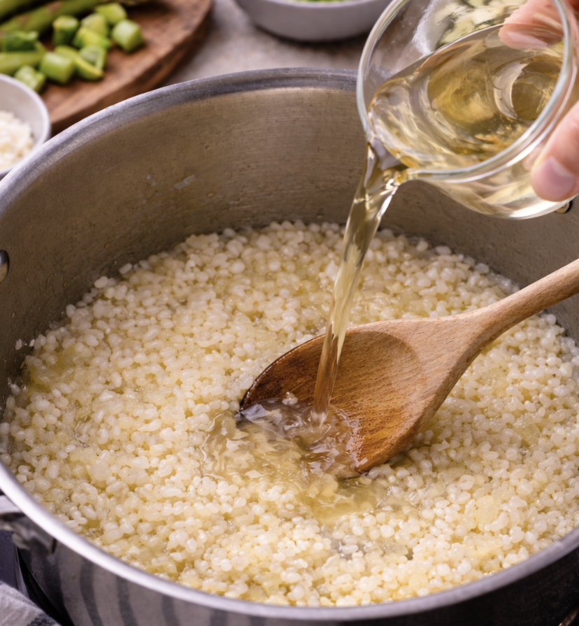 Frühlingsrisotto mit Gemüse_4