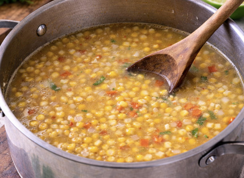 Mais-Chili-Suppe mit Limette_4