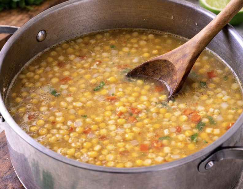 Mais-Chili-Suppe mit Limette_4