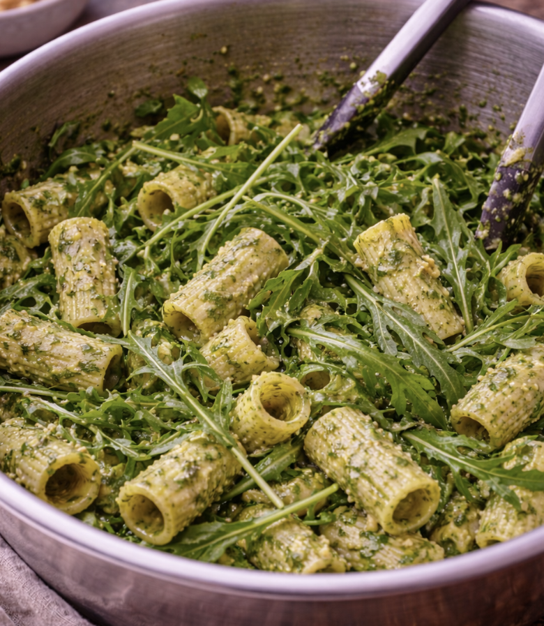 Pasta mit Walnuss-Pesto und Rucola_4