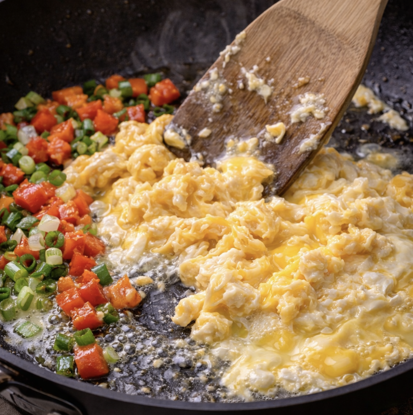 Gebratener Reis mit Ananas und Garnelen_4