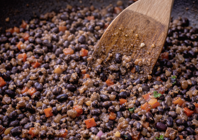 Tacos mit schwarzen Bohnen und Avocado_4