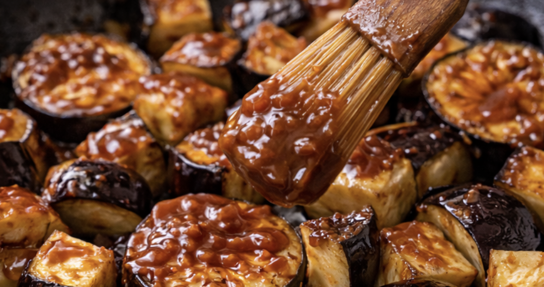 Japanische Miso-glazierte Auberginen-Häppchen_4