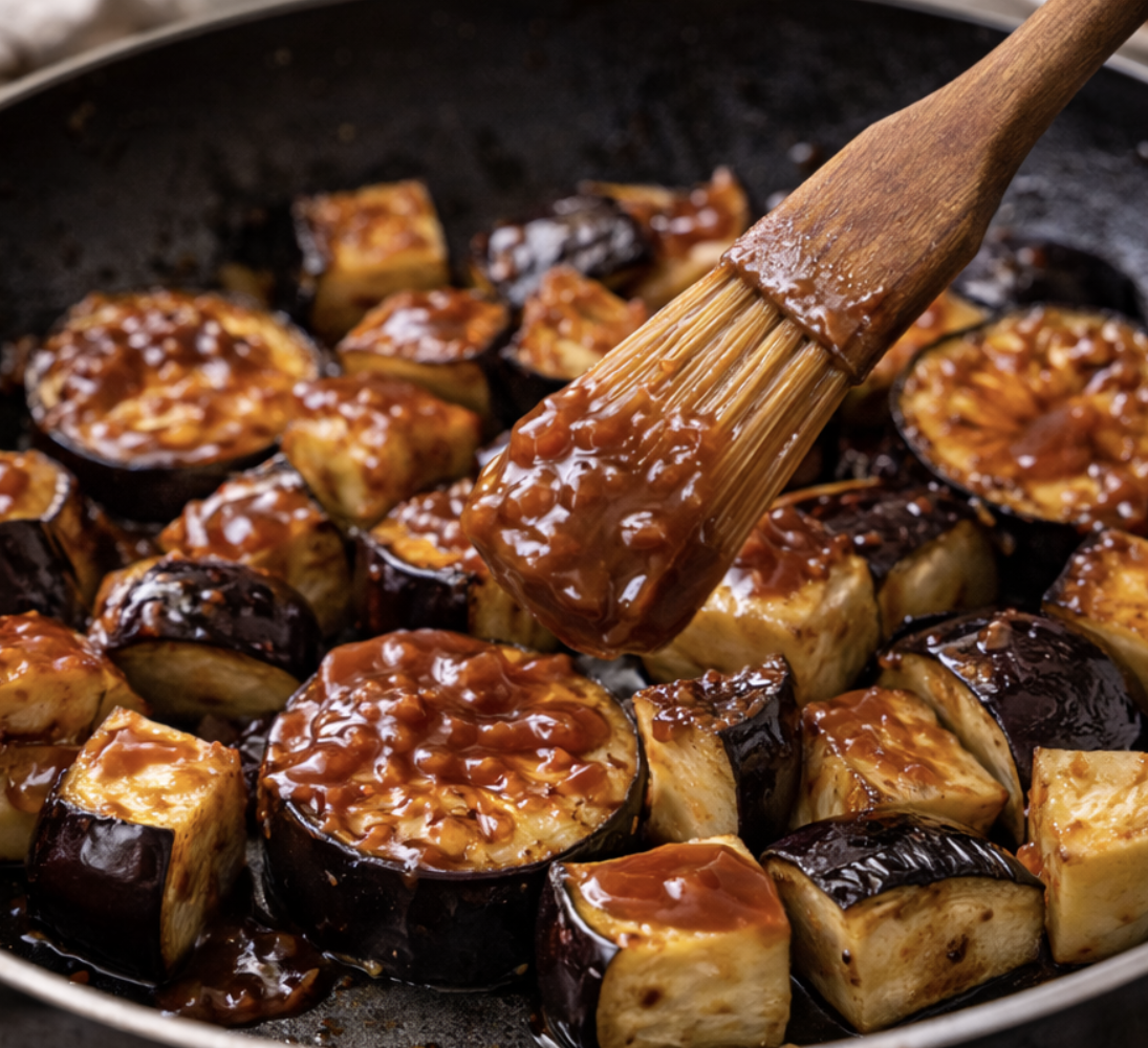 Japanische Miso-glazierte Auberginen-Häppchen_4