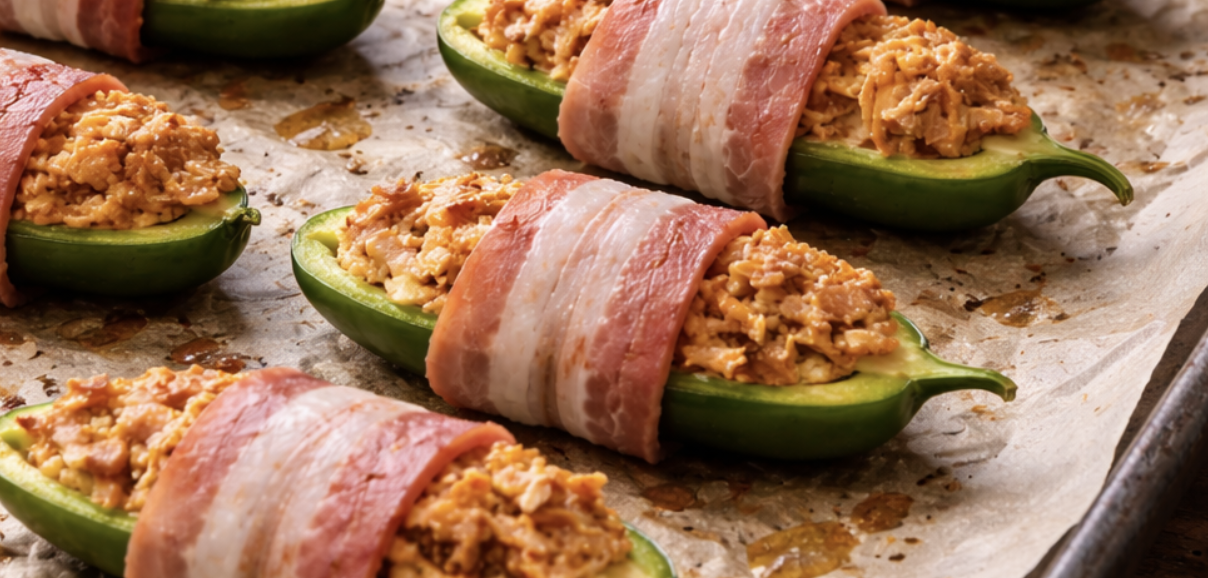 Mit Pulled Pork gefüllte Jalapeño-Poppers_5