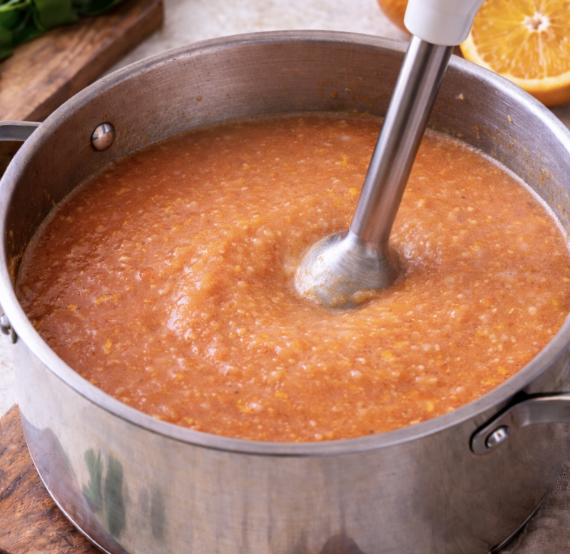 Tomaten-Orangen-Suppe mit Basilikum_5
