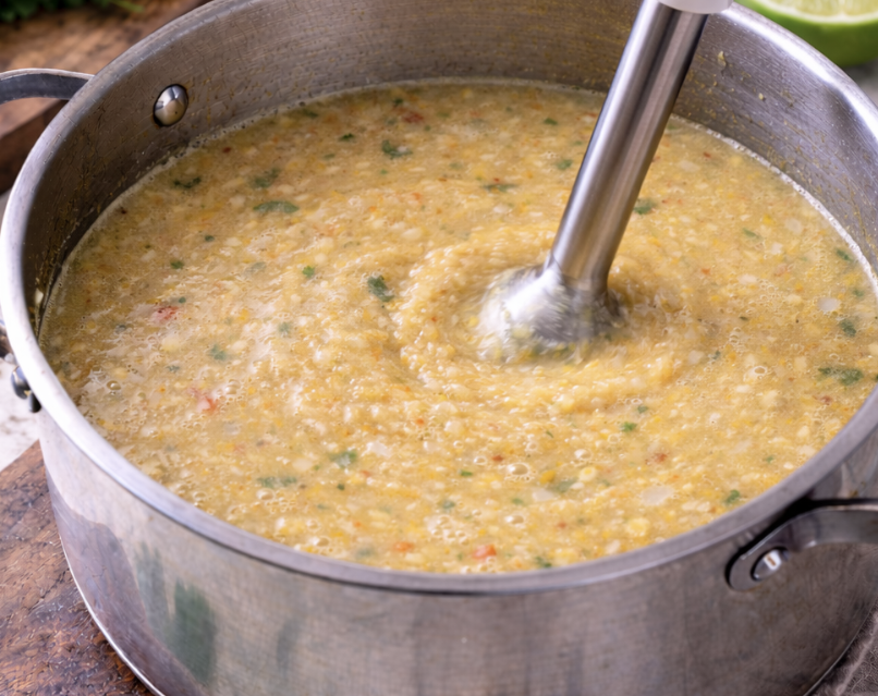 Mais-Chili-Suppe mit Limette_5