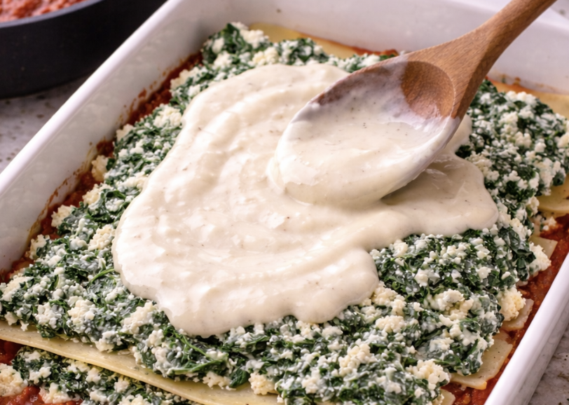 Vegetarische Spinat-Lasagne_5