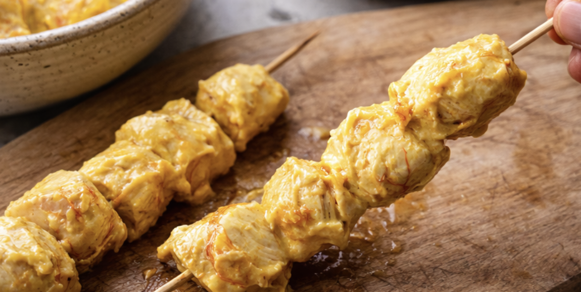 Persische Safran-Hähnchenspieße mit Berberitzen-Glasur_5